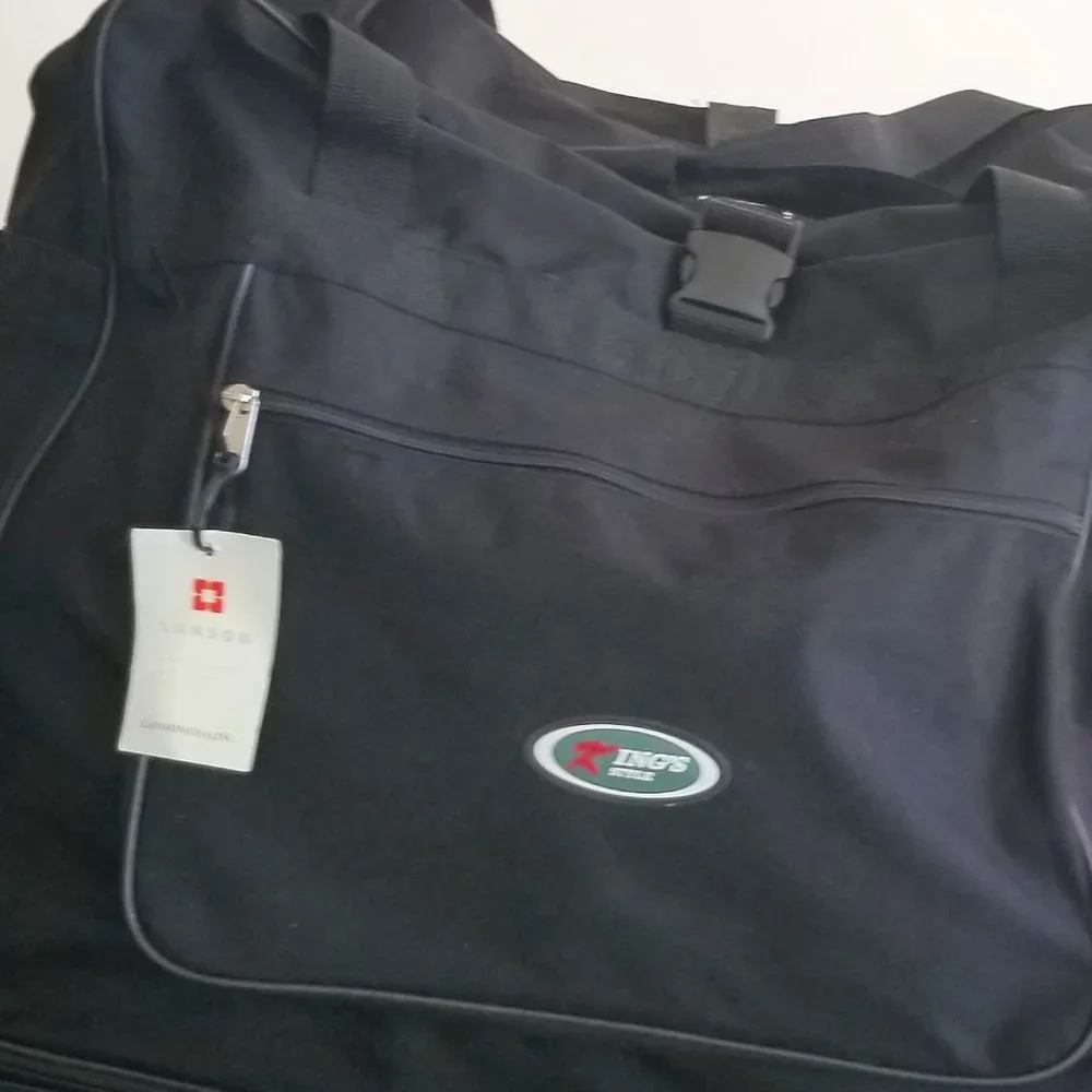 Lanson Kings Style Large Roller Bottom Expandable Bag - New with tags